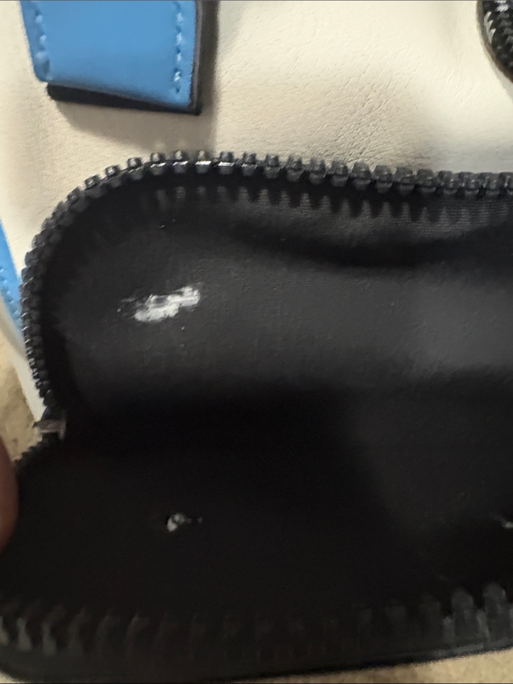 Coach Men’s Grey Backpack with Black Flap and Blue Trim - Picture 3 of 12